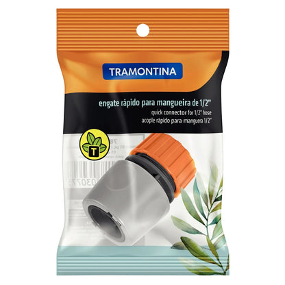 Engate Rápido Tramontina em Plástico para Mangueiras 1/2"