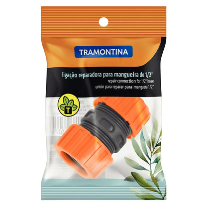 Ligação Reparadora Tramontina em Plástico para Mangueira 1/2"